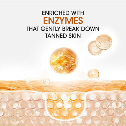De-tan face pack application and results showcase