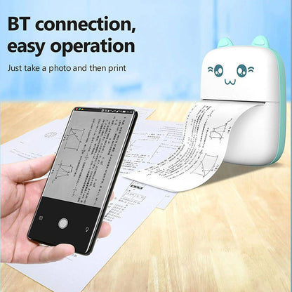 Imported Mini Portable Bluetooth Thermal Printer,For Creating Adhesive Label and Stickers